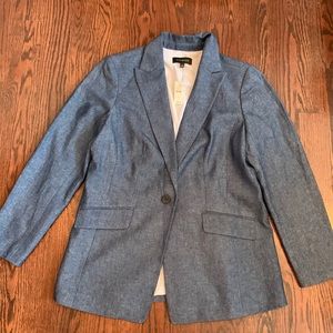 NWT Talbots Denim Blue Blazer